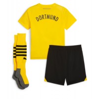 Dětský fotbalový dres Borussia Dortmund 2023-24 Domácí Krátký Rukáv (+ trenýrky)